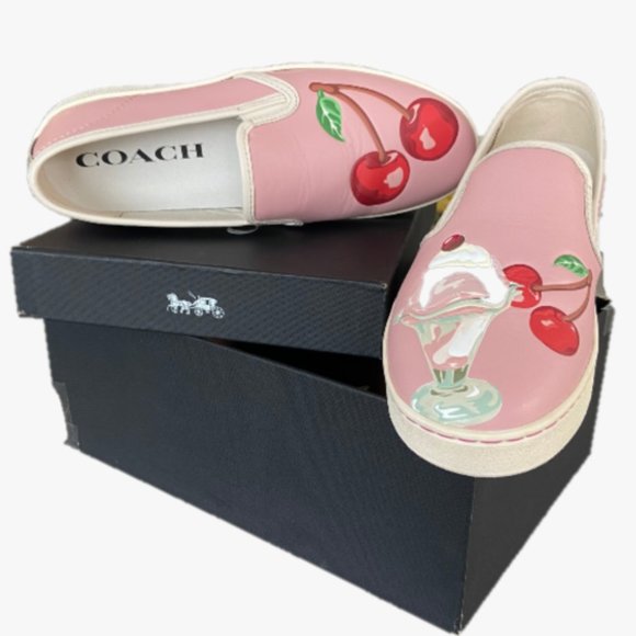 Coach Shoes - COACH Sneakers Cherry Sundae